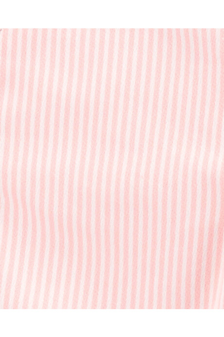 Enterito jean diseño rosado a rayas Sin color