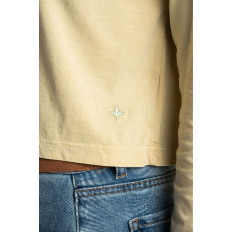 Remera Manga Larga Lavada Pistacho