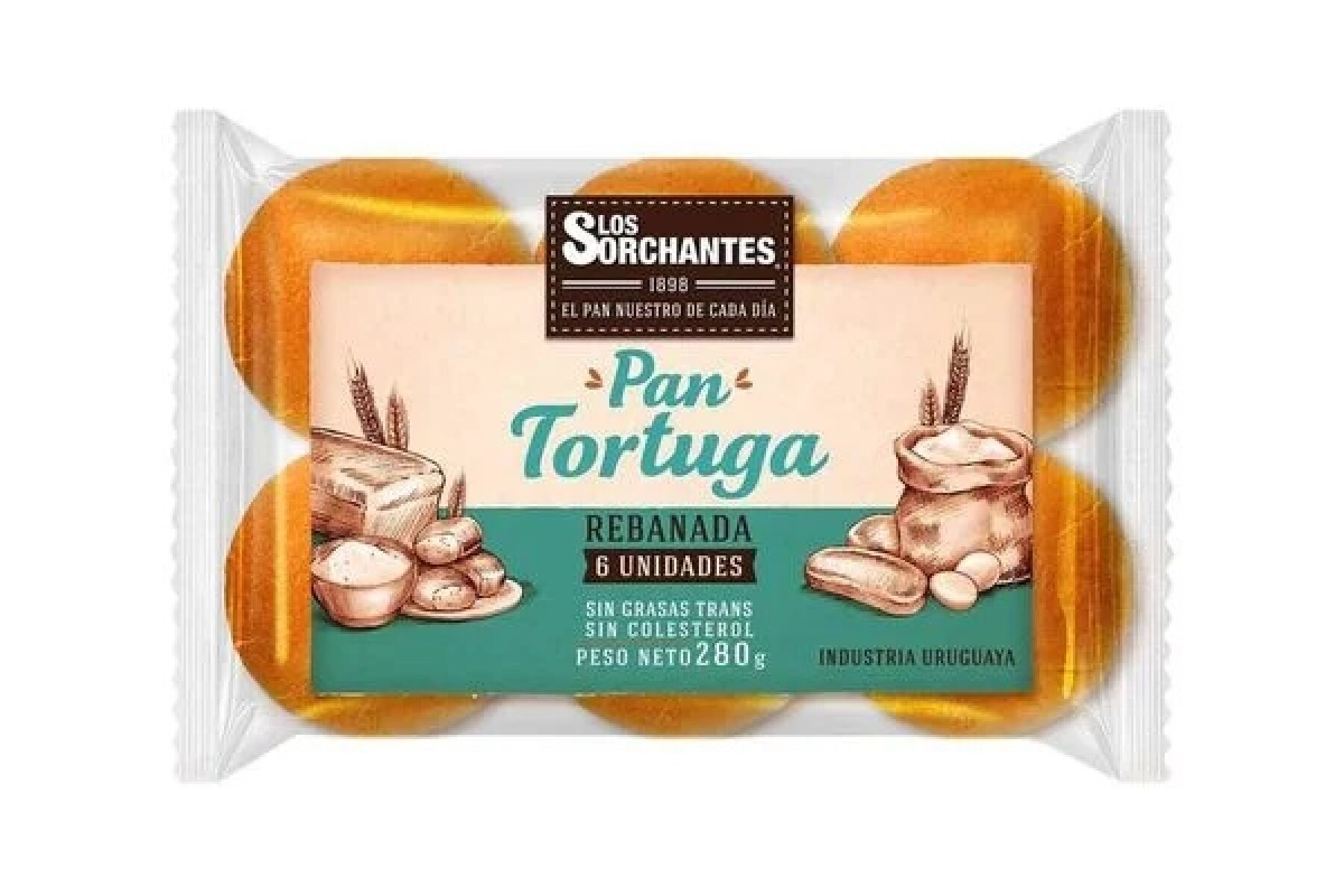 PAN TORTUGA LOS SORCHANTES 6U 