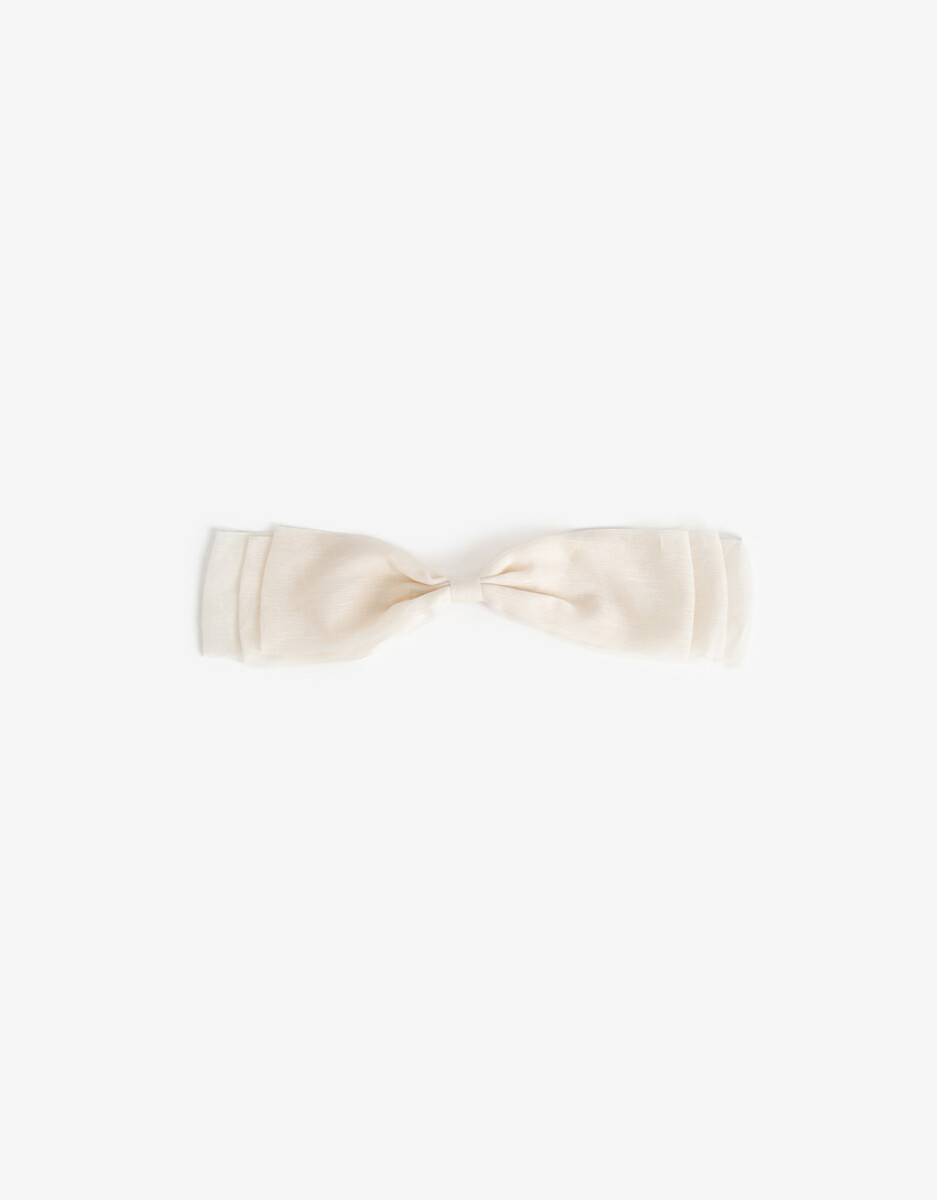 Hebilla Francesa Moño De Organza. 