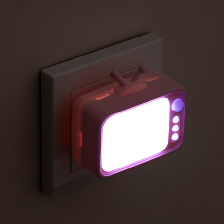 Enchufe de luz modelo TV Rosa