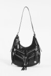 Cartera hobo cierres negro