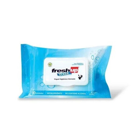 PAPEL HIGIENICO HUMEDO FRESH UP X 80 UN PAPEL HIGIENICO HUMEDO FRESH UP X 80 UN