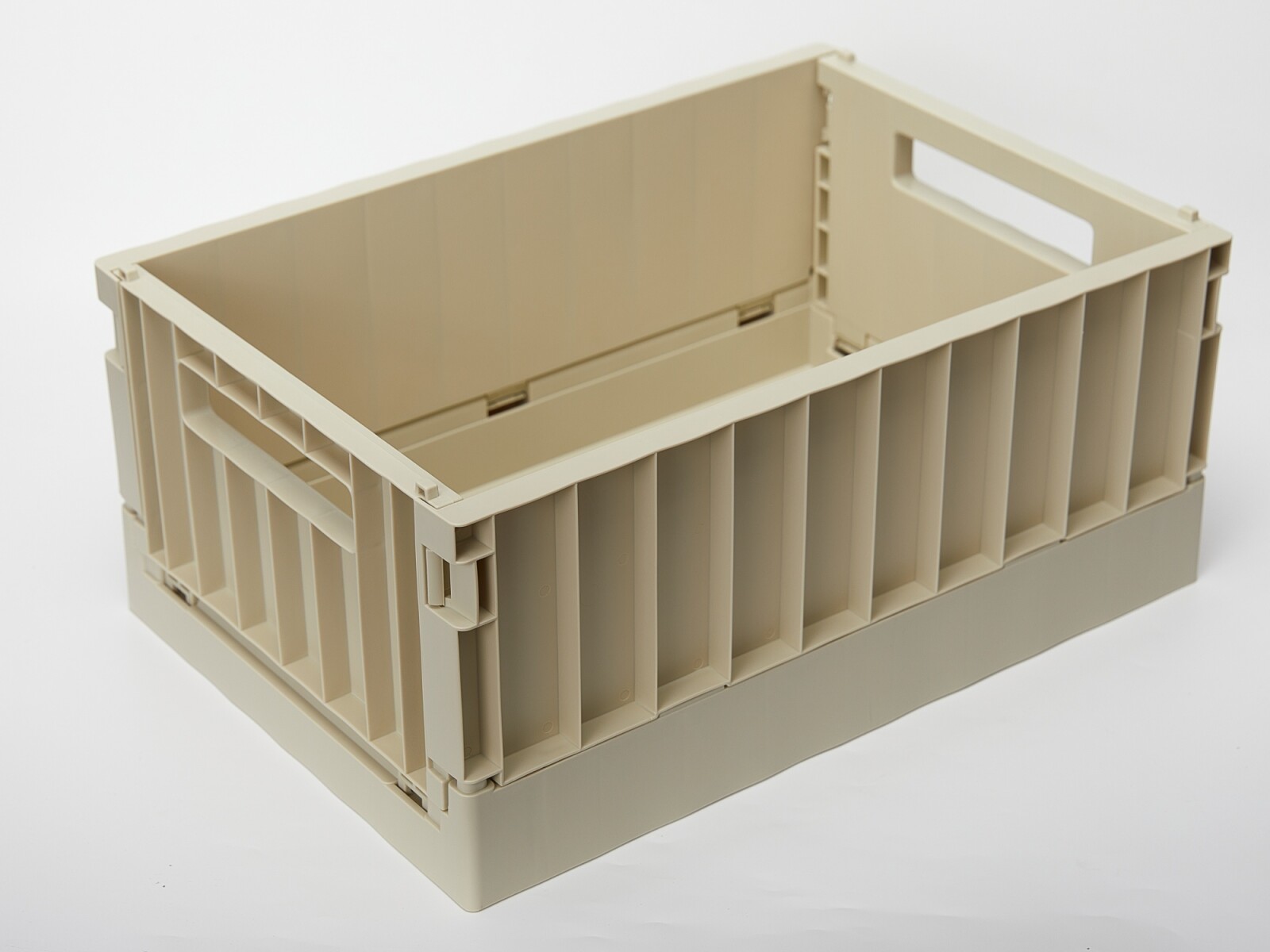 CESTA DE ALMACENAMIENTO PLEGABLE (CREMA/18L) 