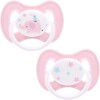 Set x2 chupetes BUBA fisiologico 0-6 meses elefante rosado
