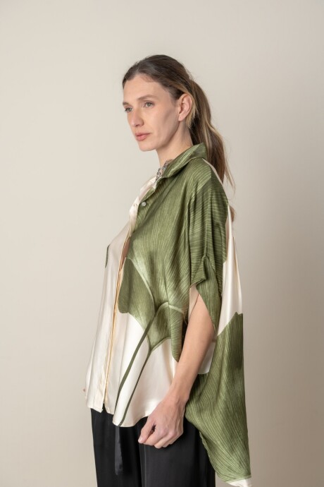 CAMISA HOJA Verde