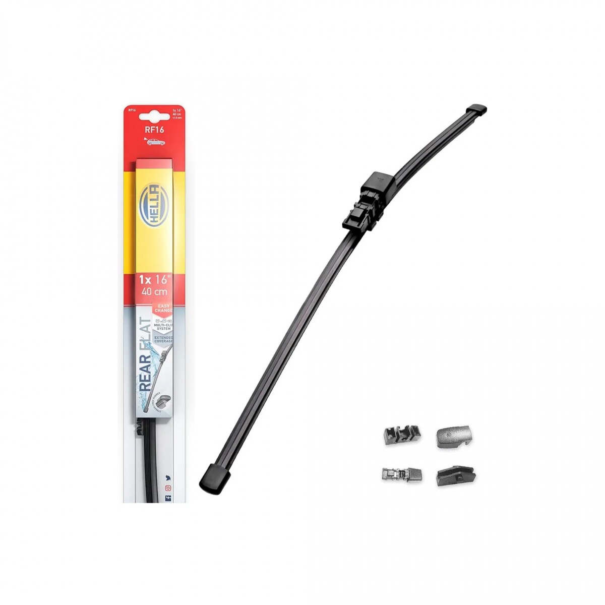 Hella Escobilla Rear Flat 13" 325mm 