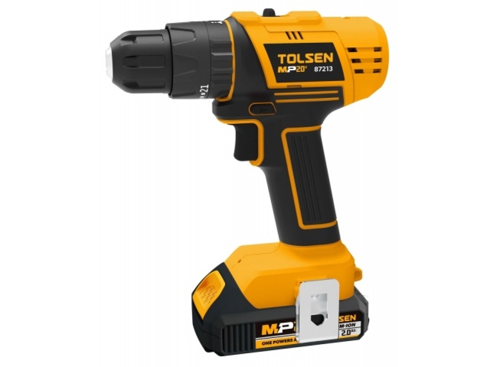 TOLSEN TALADRO-ATOR PERCUTOR LI-ION 20V 10MM 35NM 2BAT (S) 