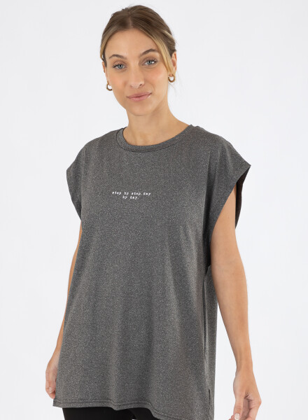 Remera rio 25 Gris melange