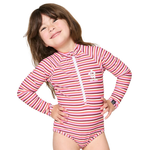 Lycra Rip Curl Sunset Stripe Ls Surfsuit Niño - Rojo Lycra Rip Curl Sunset Stripe Ls Surfsuit Niño - Rojo