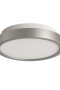 Plafón LED pequeño moderno, Dimerizable 15W 20CM PLATA