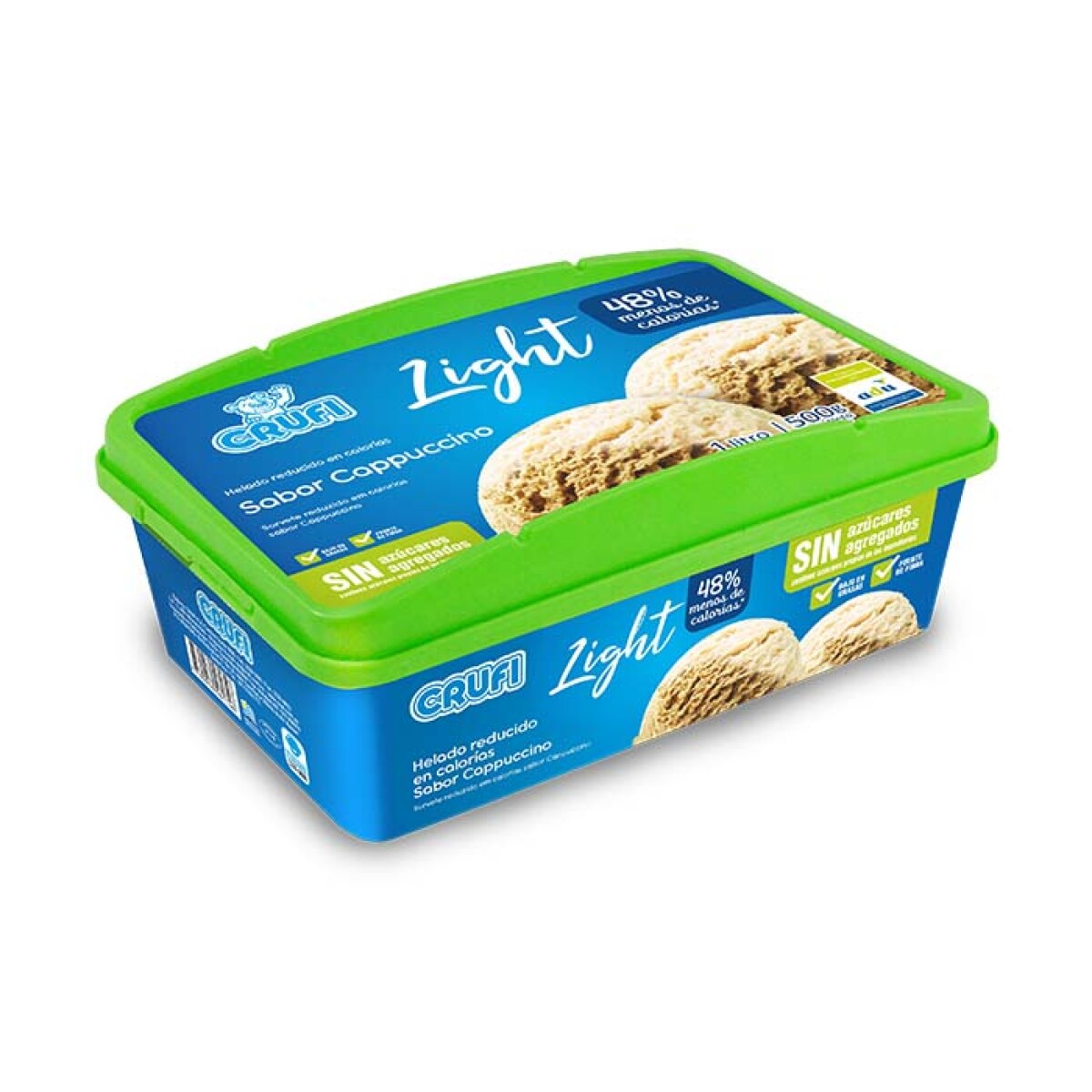 Helado Cappuccino Crufi Light 1L 