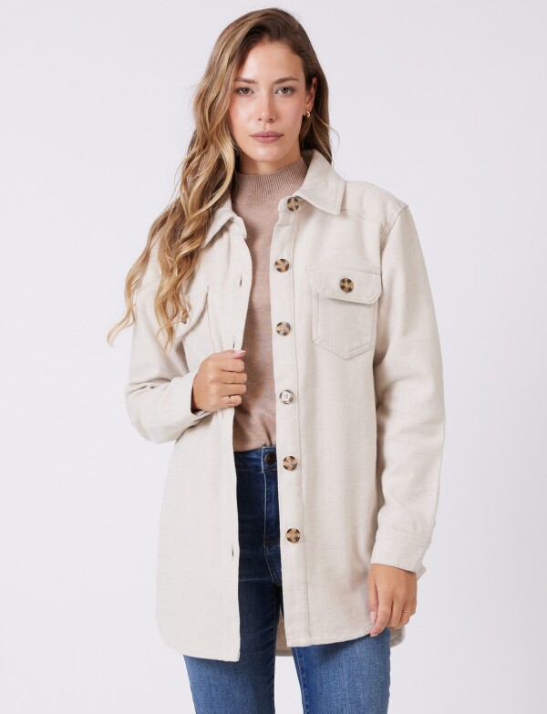Shacket Wool Touch BEIGE