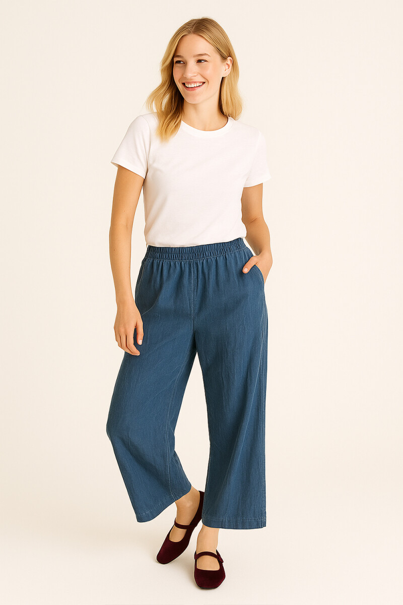 Pantalon Liora - Azul Grisaceo 