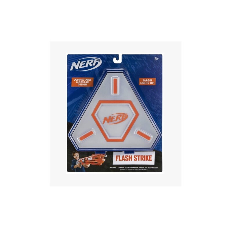 Blanco de Tiro Ampliable con Efectos de Luz-Nerf Elite NERF ELITE TIRO MÓDULO DE OBJETIVO AMPLIABLE DE 5.1 IN CON EFECTO DE LUZ PARA NIÑOS MAYORES DE 8 AÑOS