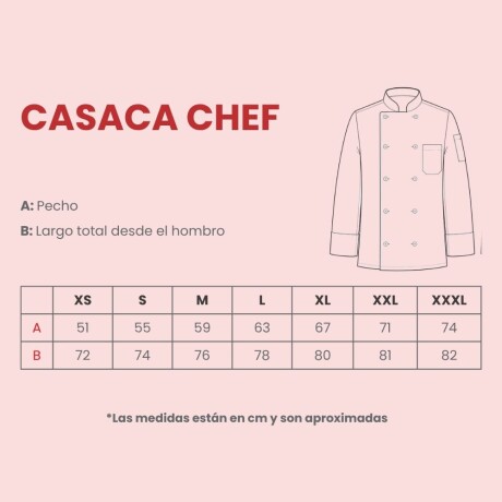 Casaca Chef UW BLANCO