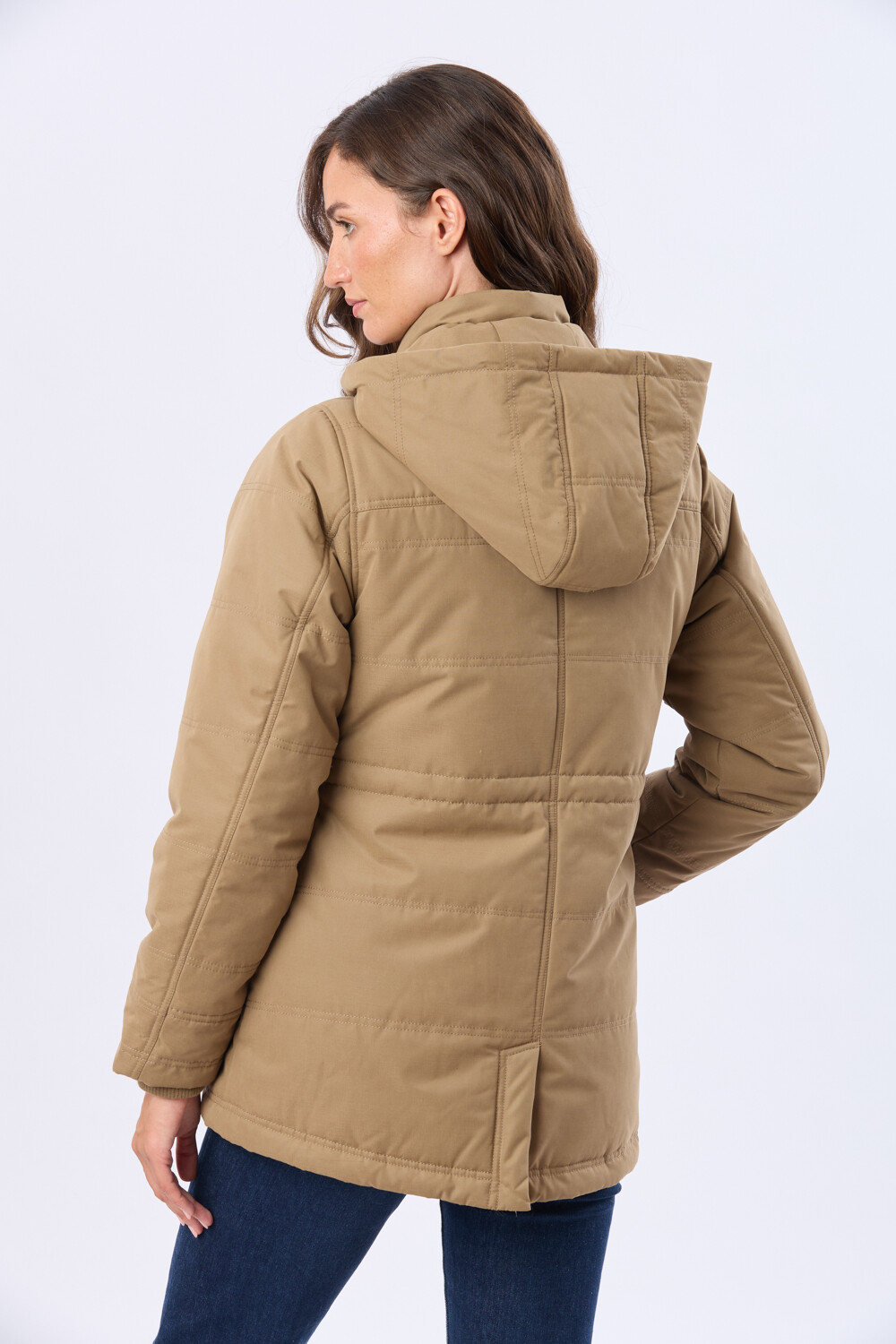 CAMPERA DE ABRIGO CON FORRO DE SHERPA Beige