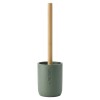 CEPILLO BAMBU P/INODORO C/BASE VERDE Unica