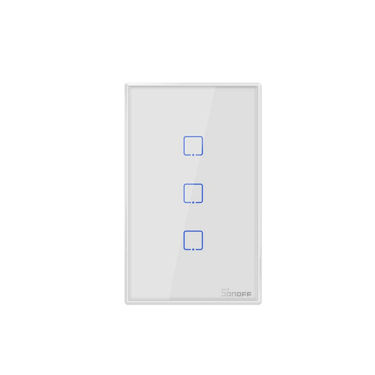 Plaqueta inteligente WIFI blanca 3 int + RF SONOFF - ELE07750 