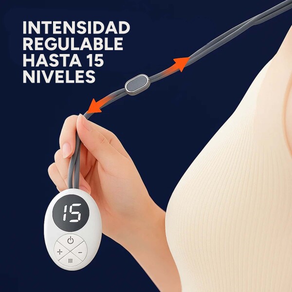 Masajeador de Cuello Colgante Eléctrico con Calor 5 Modos Color Blanco