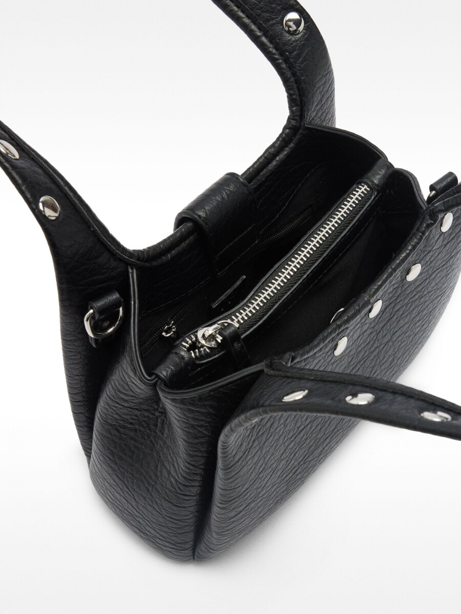 Bolso De Hombro Con Tachuelas negro