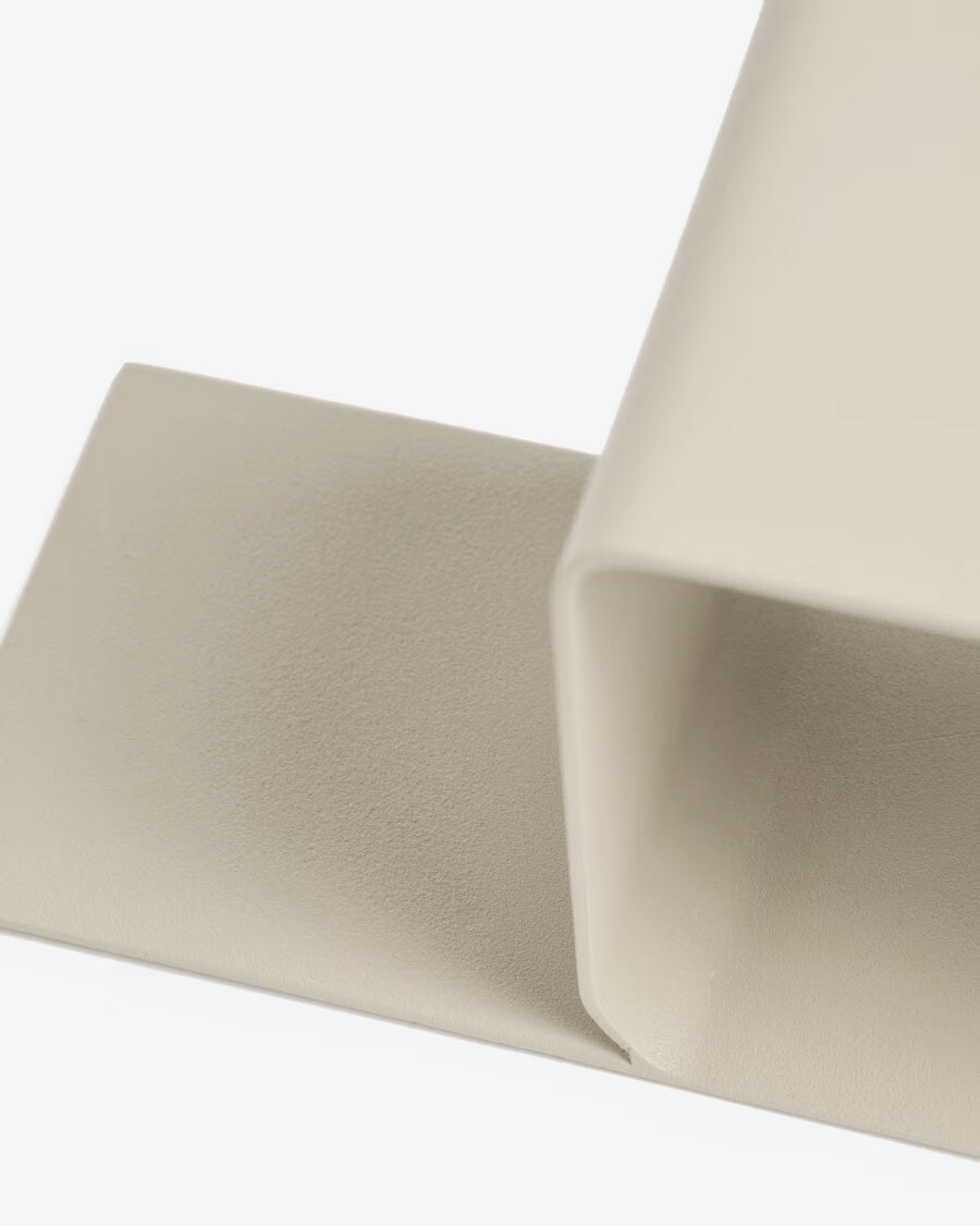 Sujetalibros Mistra de hierro beige. Sujetalibros Mistra de hierro beige.