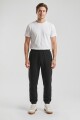 Pantalón dep clásico c/puños elásticos - UNISEX NEGRO