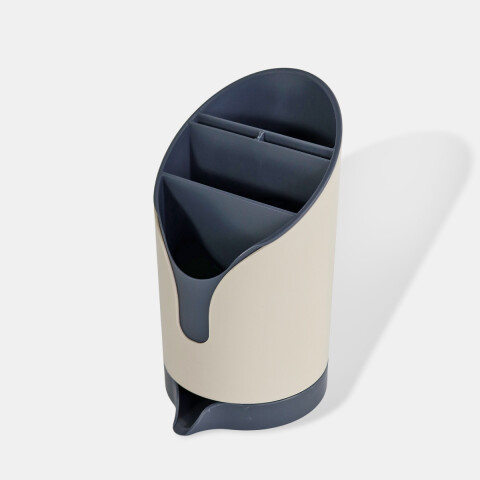 ORGANIZADOR PLAST GRIS P/CUBIERTOS Unica