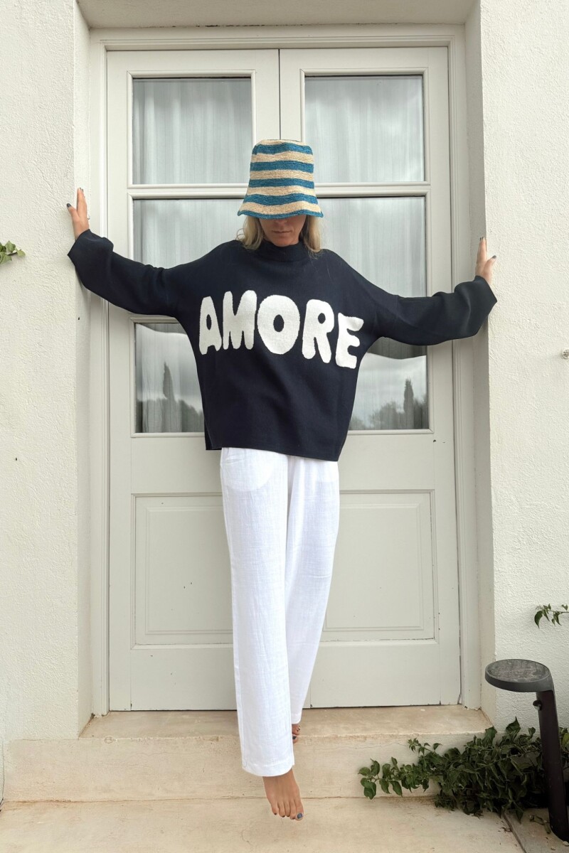 Sweater Amore - Azul Marino 