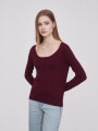 Sweater Teche Bordeaux