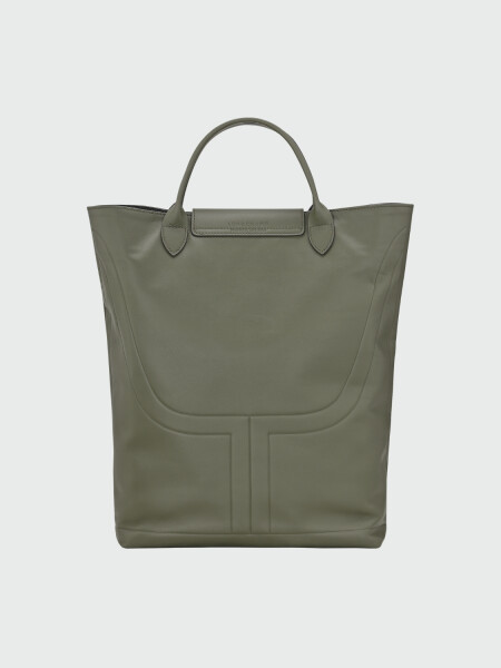 Longchamp - Bolso de cuero, Le Pliage du Jardinier Verde