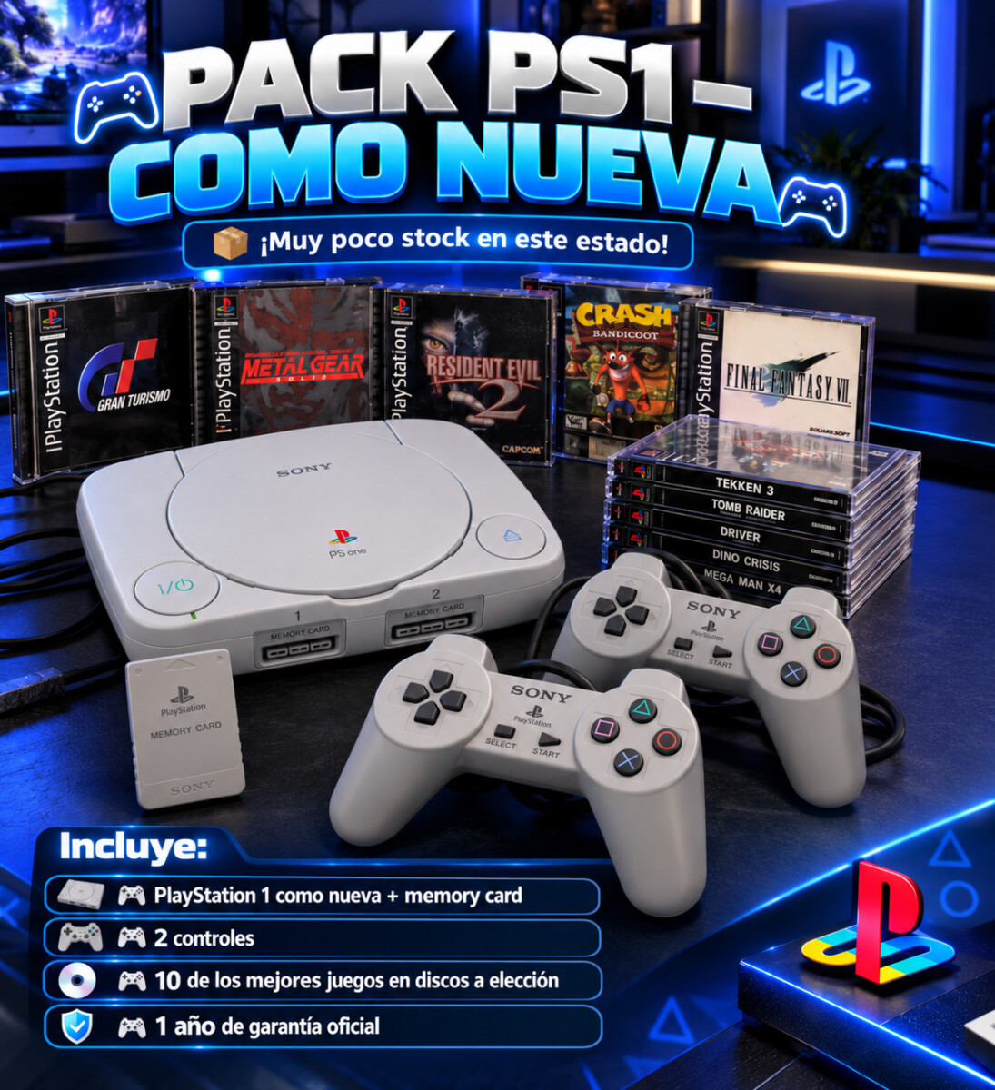 Playsation one recertificada 