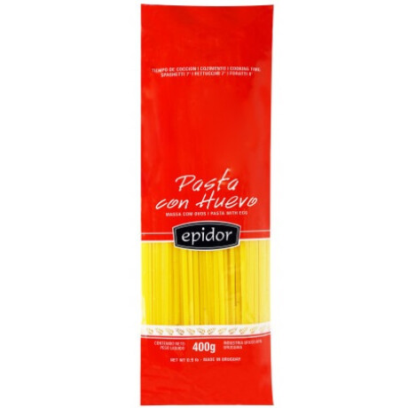 FIDEOS EPIDOR HUEVO 400G SPAGHETTI FIDEOS EPIDOR HUEVO 400G SPAGHETTI