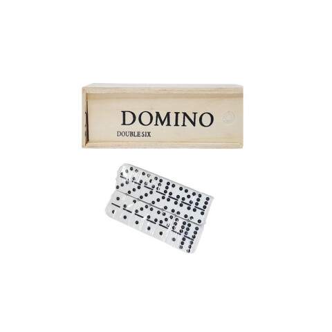 Domino en caja madera 15.5*5.5*5cm Domino En Caja Madera 15.5*5.5*5cm