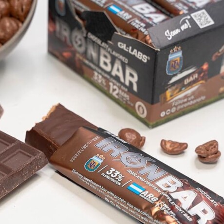 Barra Proteica Sin TACC Iron Bar Gentech Chocolate