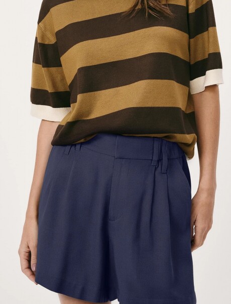 SHORT RECTO AZUL