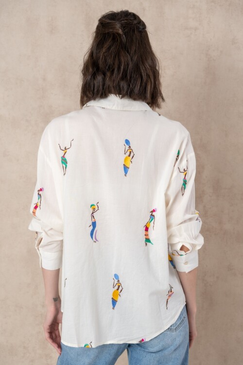 Camisa bordada Camisa bordada