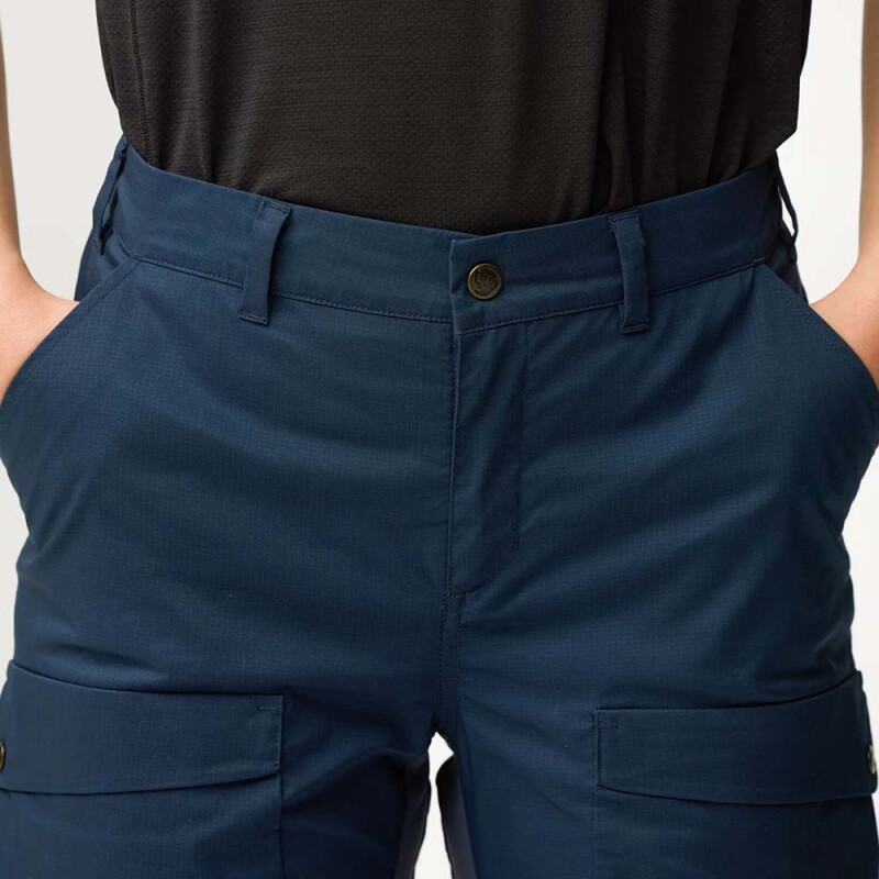 Pantalón Fjallraven Abisko Hybrid Trail Trs W Mujer Black