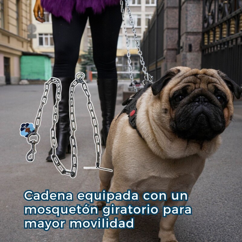 CADENA SOLDADA CON GANCHO 6 MM PARA PERROS SEGUROS CADENA SOLDADA CON GANCHO 6 MM PARA PERROS SEGUROS