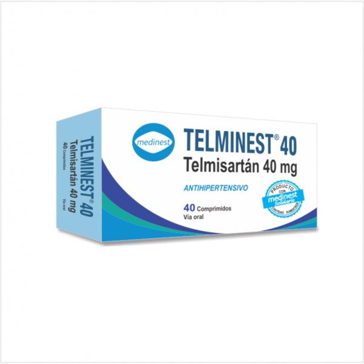 TELMINEST 40 MG. CJ X 40 COMP. 