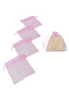 Pack x 100 - Bolsas organza 8x11 cm ROSA