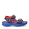 Sandalias Infantiles Spiderman Velcros Azul Marino - Azul - Rojo