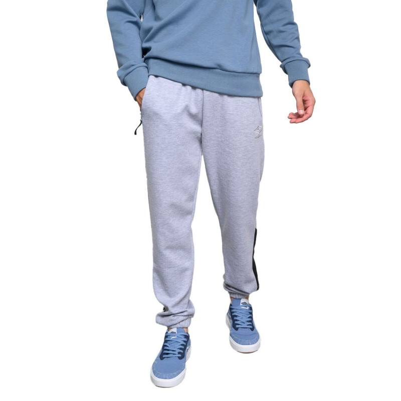 Pantalón de Niño Umbro Gris Melange - Negro