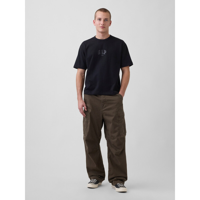 INTL HVY CROP LOGO T TRUE BLACK V2
