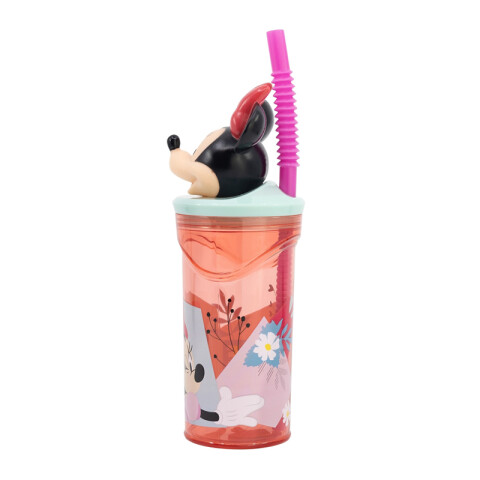 Vaso Alto con Forma 3D 18 cm 360ml Minnie