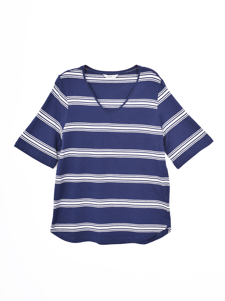 REMERA JASPI - AZUL OSCURO 