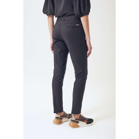 Pantalon Recto Spandex Negro