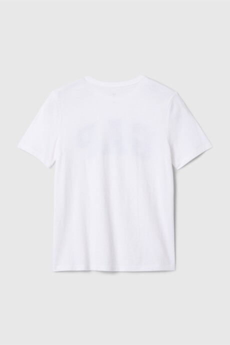 Remera Logo Gap Niño New Off White Opt1