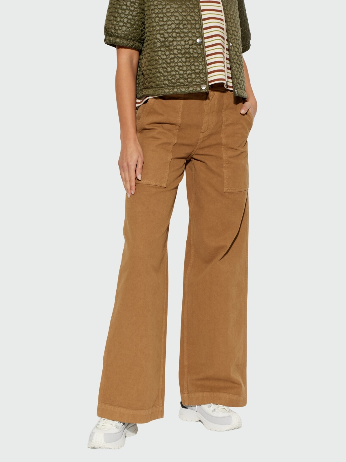 MONCLER - Pantalones con Logo Alta Automática