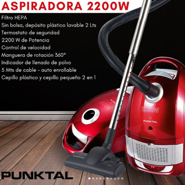 Aspiradora Punktal Pk-9670 ASPIRADORA PUNKTAL PK-9670 2200W OLT